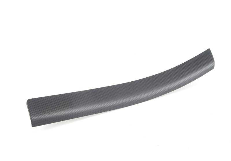 Juego molduras interiores aluminio "Black Cube" OEM 51417830180 para BMW E46. Recambio original BMW.