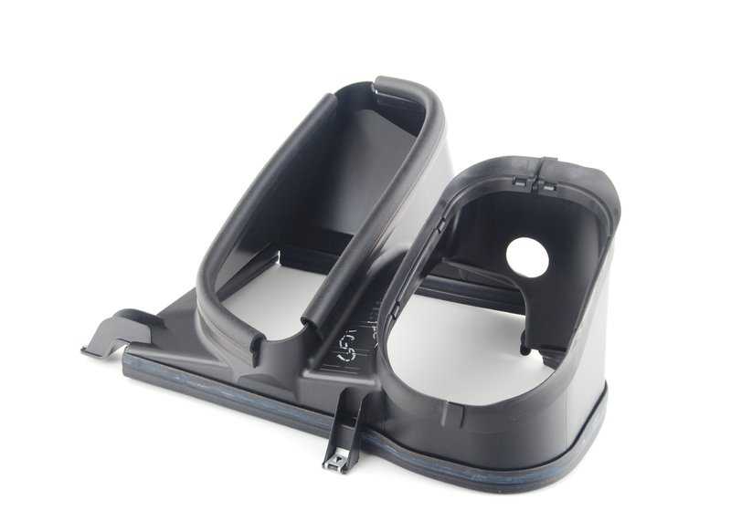 Conducto de aire delantero izquierdo OEM 51717169415 para BMW E70, E70 LCI. Original BMW.
