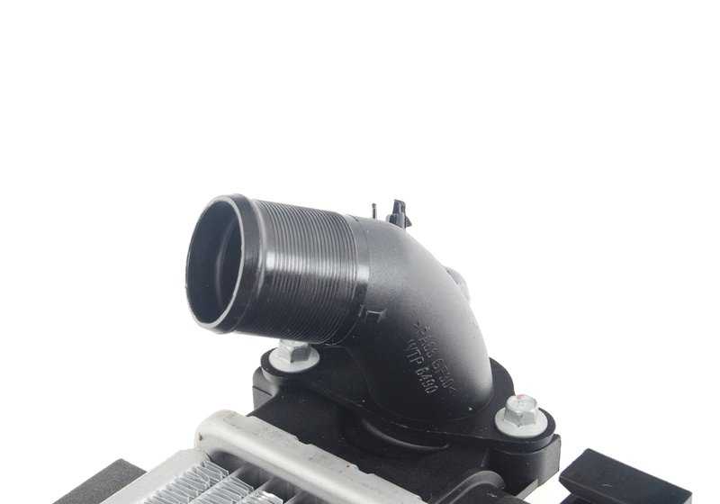 Radiador de agua OEM 17117570489 para MINI R52 (Cooper) y R53 (Cooper S, JCW). Compatible con cambio manual y automático. Original MINI.