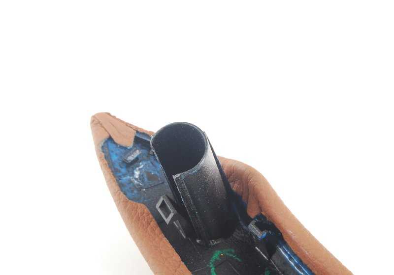 Innenverzerrung rechter Tür Hand OEM 51416970174 für BMW X5 E70, E70N und BMW X6 E71, E72. Brauner Farbstuhl. Original BMW.