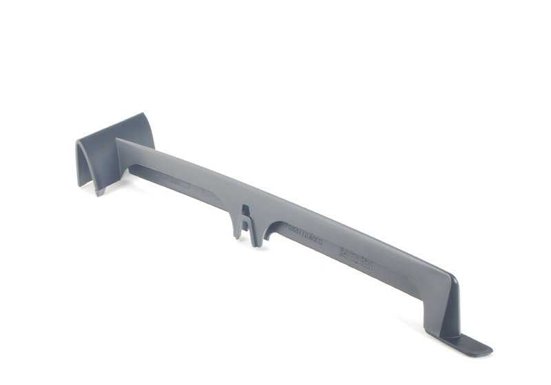 Rejilla izquierda paragolpes delantera OEM 51118192877 para BMW E46 320i, 325i (modelos desde 09/2000 hasta 07/2005). Acabado negro mate. Original BMW.