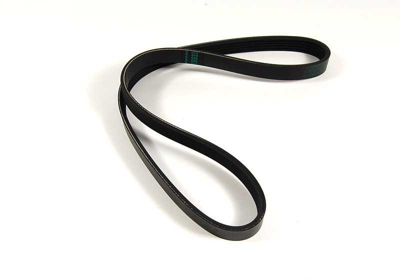 POLI-V belt (Keilrippenriemen) Oem 11281703943 for BMW E34, E36, E38, E39. Compatible with M50 and M52 engines. Original BMW.