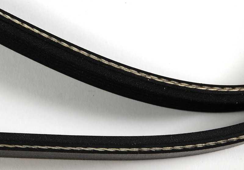 POLI-V belt (Keilrippenriemen) Oem 11281703943 for BMW E34, E36, E38, E39. Compatible with M50 and M52 engines. Original BMW.