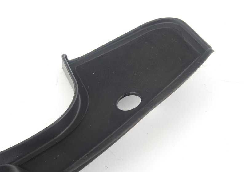 Cubierta canaleta agua delantera izquierda OEM 51717034159 para BMW E60, E61. Original BMW.
