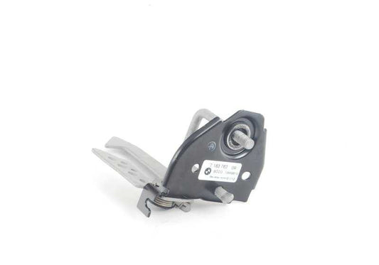 Pieza superior cerradura capó izquierda OEM 51237183763 para BMW F07, F10, F11, F18, F06, F12, F13, F01, F02, F04, E89. Original BMW.