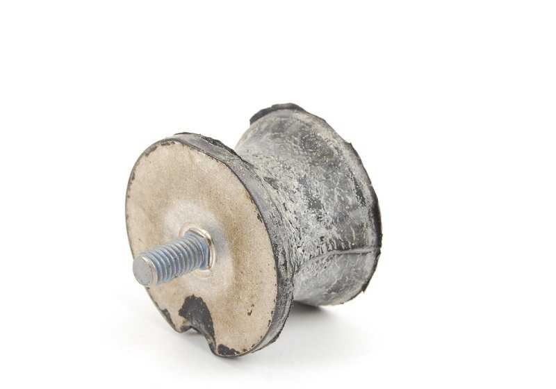 Silentblock de goma OEM 23711133487 para BMW E30, E36, Z3. Soporte de transmisión. Original BMW.