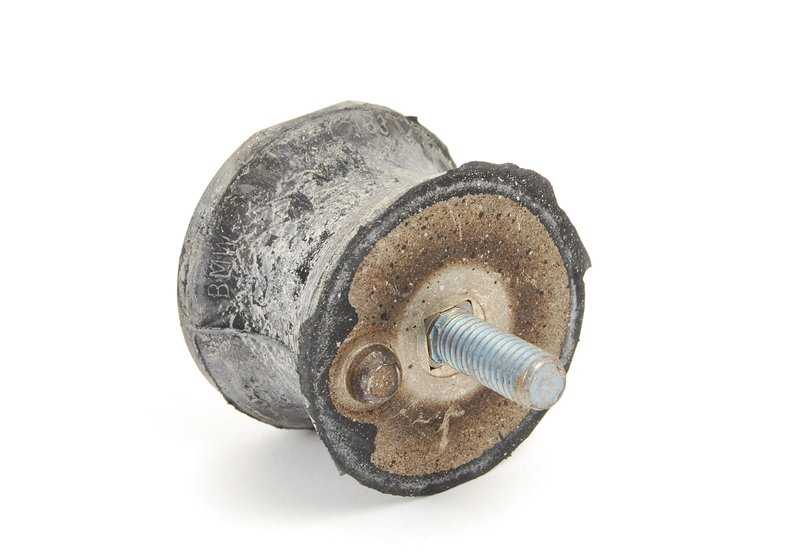 Silentblock de goma OEM 23711133487 para BMW E30, E36, Z3. Soporte de transmisión. Original BMW.
