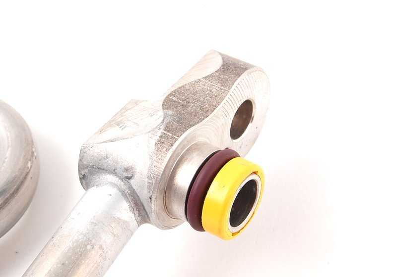 Tubería de alta presión del compresor al condensador OEM 64538378142 para BMW E39. Original BMW.