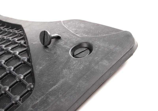 Juego de alfombrillas de goma delanteras antracita OEM 82559405043 para BMW Serie 5 E39 520d, 520i. Original BMW.