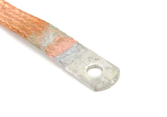 Cable de batería (borne negativo) OEM 61121350305 para BMW Serie 3 E21, Serie 5 E12, Serie 6 E24, y Serie 7 E23. Original BMW.