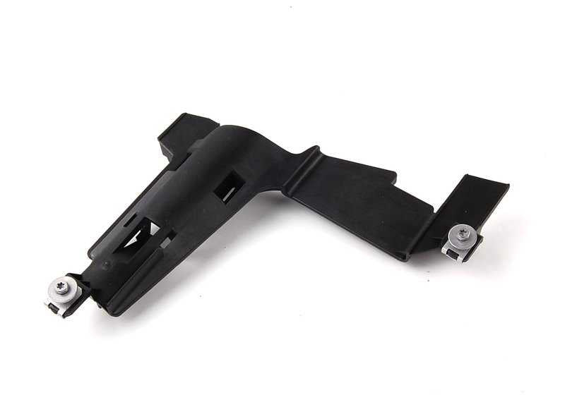 Soporte izquierdo de faro delantero OEM 63128380187 para BMW E46. Compatible con versiones de faros halógenos y de xenón. Original BMW.