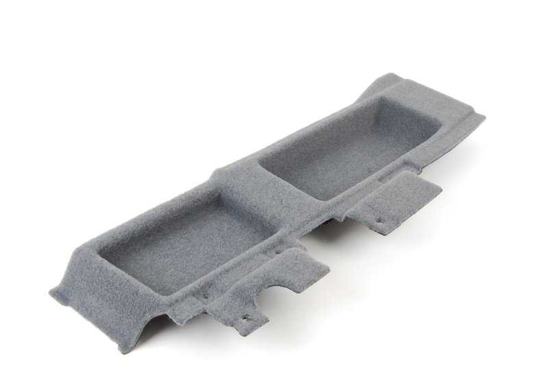 Bandeja de almacenamiento derecho maletero OEM 51472498586 para BMW E39. Original BMW.