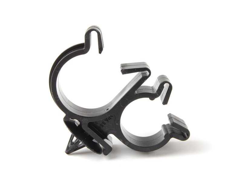 Soporte de manguera doble para BMW Serie 1 E82, E88, Serie 3 E90, E91, E92, E93, X1 E84 (OEM 64219119951). Original BMW.