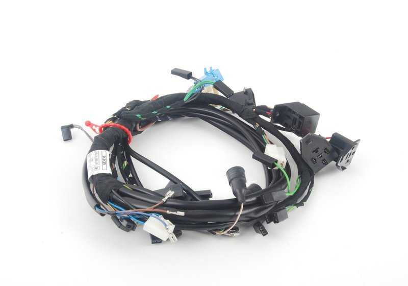 Mazo de cables segmento chasis OEM 61111244421 para motos BMW R 65 GS, R 80 G/S, R 80 ST. Original BMW Motorrad.