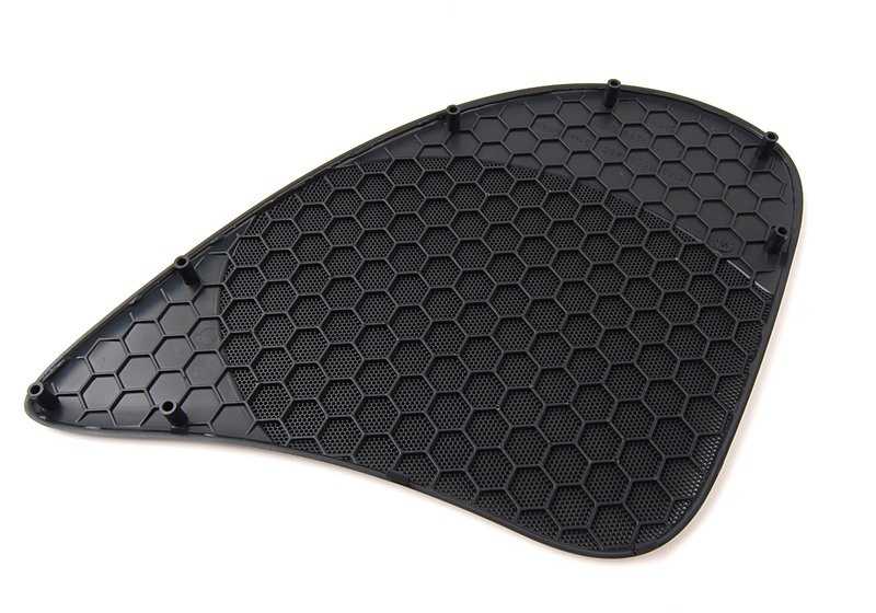 Rejilla de altavoces derecha Panther Black OEM 51437034348 para MINI R50, R53. Original MINI.