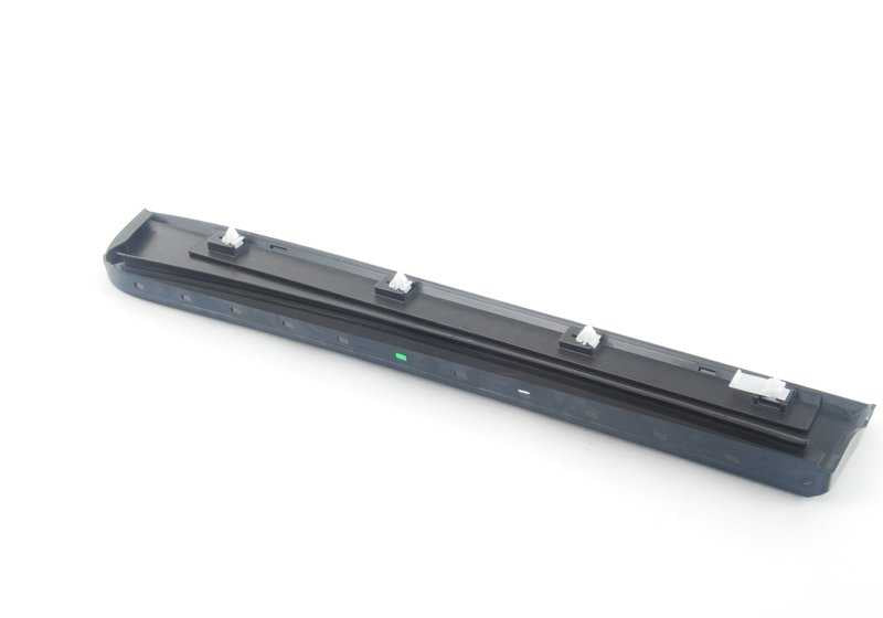 Moldura embellecedora puerta trasera izquierda OEM 51138052083 para BMW F25, F26. Original BMW.