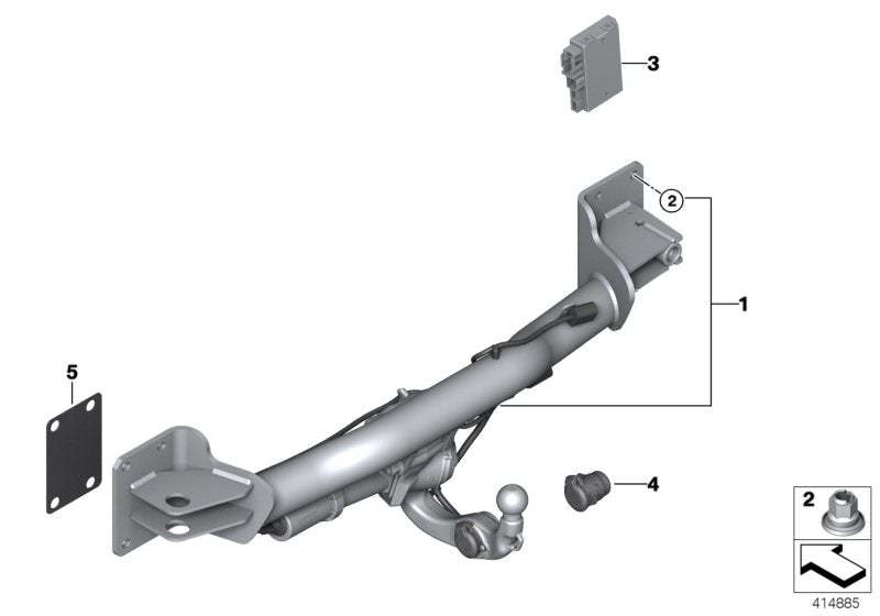 Junta de estanqueidad OEM 51125A7CEA6 para BMW Serie 2 G42 (218i, 220d, 220i, 230i, 230i xDrive). Compatible con todos los modelos de 2021 a 2029. Recambio original BMW.