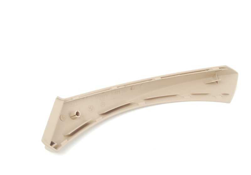 Embellecedor interior maneta puerta izquierda OEM 51416971293 para BMW E90, E91. Original BMW.