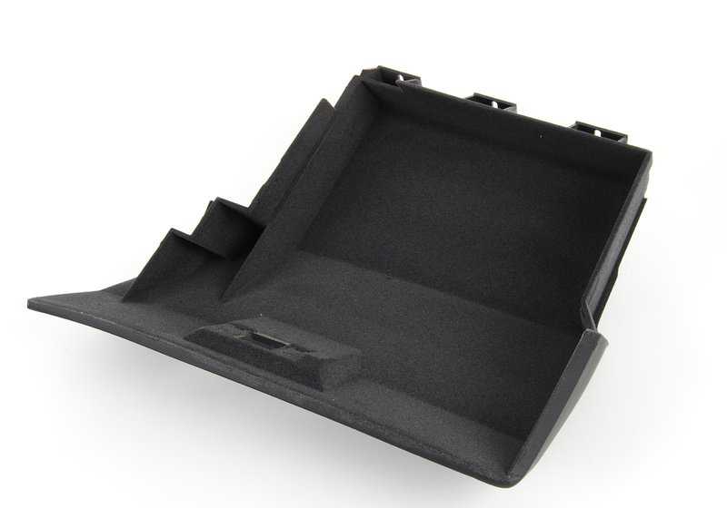 Guantera color antracita OEM 51161884243 para BMW Serie 3 E30 (todos los modelos compatibles). Original BMW.