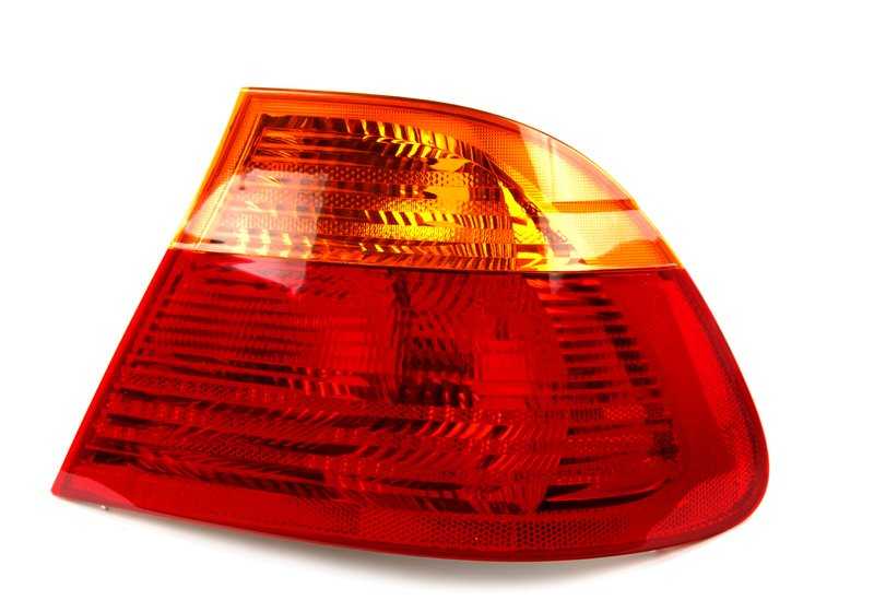 Piloto trasero derecho en aleta OEM 63218364726 para BMW E46 (Berlina y Touring). Original BMW.