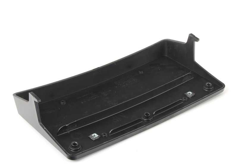 Soporte de matrícula imprimado OEM 51138037271 para BMW E70, E71. Original BMW.