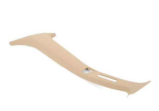 Garniture de colonne centrale gauche beige OEM 51438173503 pour BMW Série 3 E36 (11/1989 - 05/1999). Véritable BMW.
