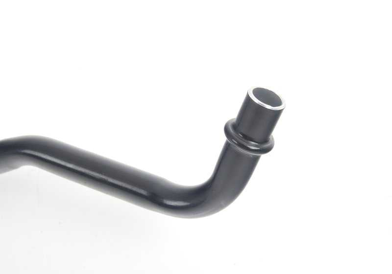 Tubería de retorno del radiador de aceite OEM 17227577642 para BMW E81, E82, E87, E88, E90, E91, E92, E93. Original BMW.