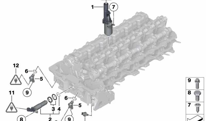 Junta tórica OEM 11367561852 para BMW E81, E82, E87, E88, F20, F21, F22, F23, F87, E90, E91, E92, E93, F30, F31, F34, F80, F32, F33, F36, F82, F83, E60, E61, F07, F10, F11, F06, F12, F13, F01, F02, F04, E84, F25, F26, E70, F15, F85, E71, E72, F16, F