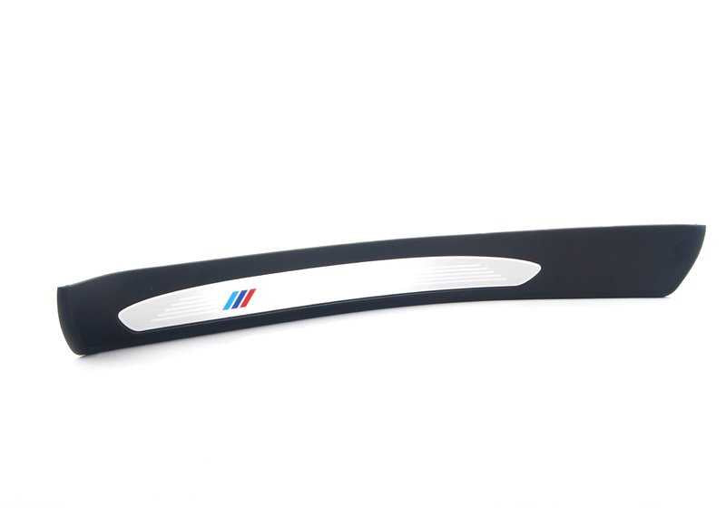 Moldura M estribo trasero izquierdo OEM 51477898819 para BMW Serie 5 E60, E61 LCI. Original BMW.