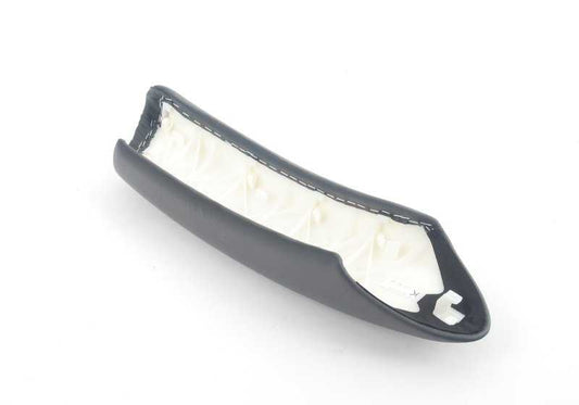 Apoyabrazos de cuero izquierdo OEM 51417133507 para MINI R50, R53, Cabrio R52 en color Panther Black. Original MINI.