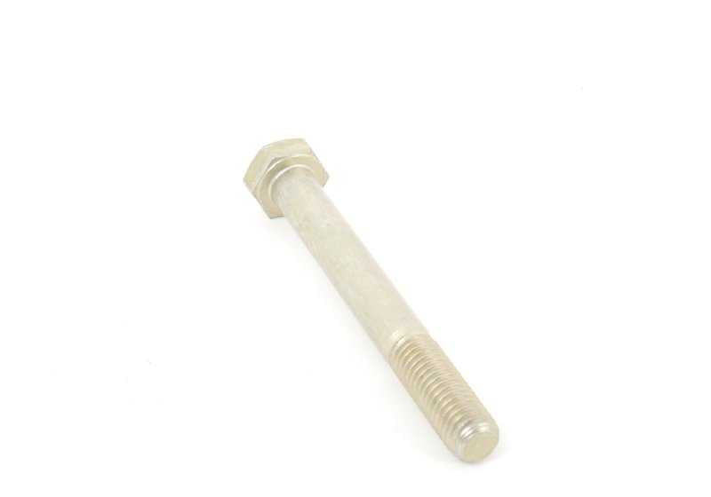 Tornillo hexagonal M10x85 OEM 07119921522 para BMW E39, E38, E31. Compatible con modelos como 5er M5, 7er 725tds, 730d y 8er 840i, 850CSi. Pieza original BMW.