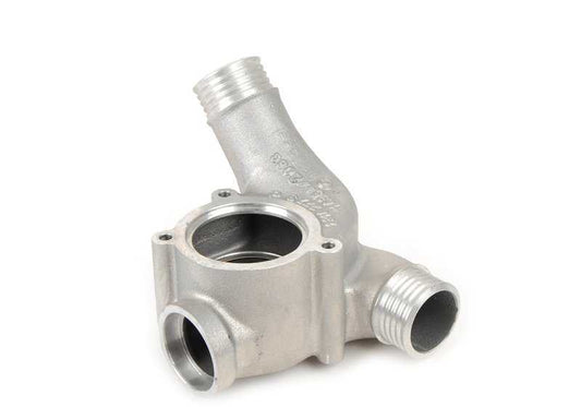 OEM 11531401180 thermostat housing for BMW E36 (3rd series). Original BMW piece.