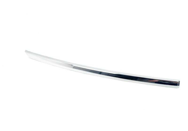 Moldura embellecedora frontal izquierda OEM 51117197291 para BMW F01, F02, F04. Original BMW.