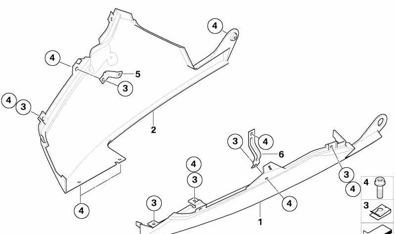 Soporte lateral izquierdo OEM 46637690855 para BMW Motorrad K 1200 GT (KK44) y K 1300 GT (KK44). Original BMW Motorrad.