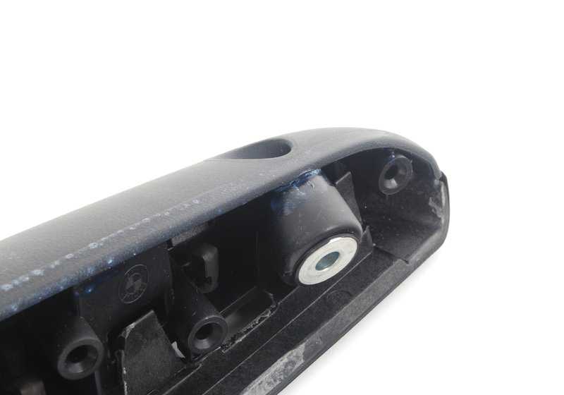 Reposabrazos trasero derecho en acabado Aluminio Black Cube OEM 51437901800 para BMW Serie 3 E46 (Compact, Berlina, Coupé, Touring, Cabrio). Original BMW.