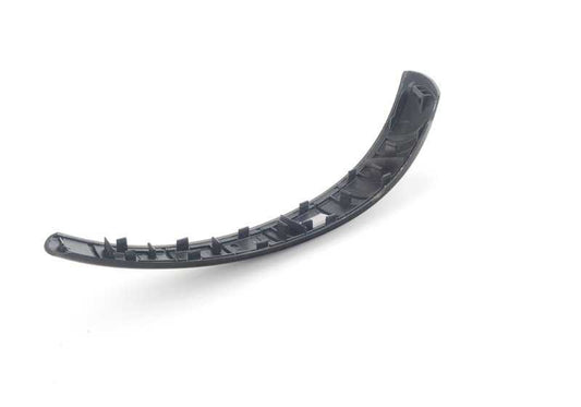 Linke graue Pappel-Innentürgriffverkleidung OEM 51419140361 für BMW E81, E87 LCI, E82, E88. Original BMW.