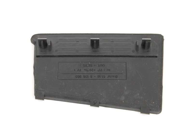 Inserto para bandeja central OEM 51168135903 para BMW E36 (todos los modelos compatibles). Pieza original BMW.