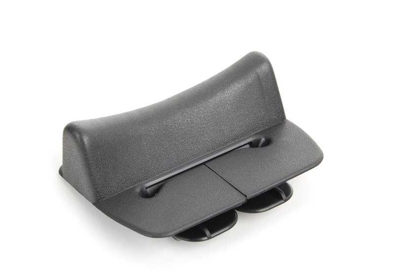 Soporte metálico de fijación OEM 72111924947 para BMW E30. Pieza original BMW, compatible con componentes del cinturón de seguridad trasero.