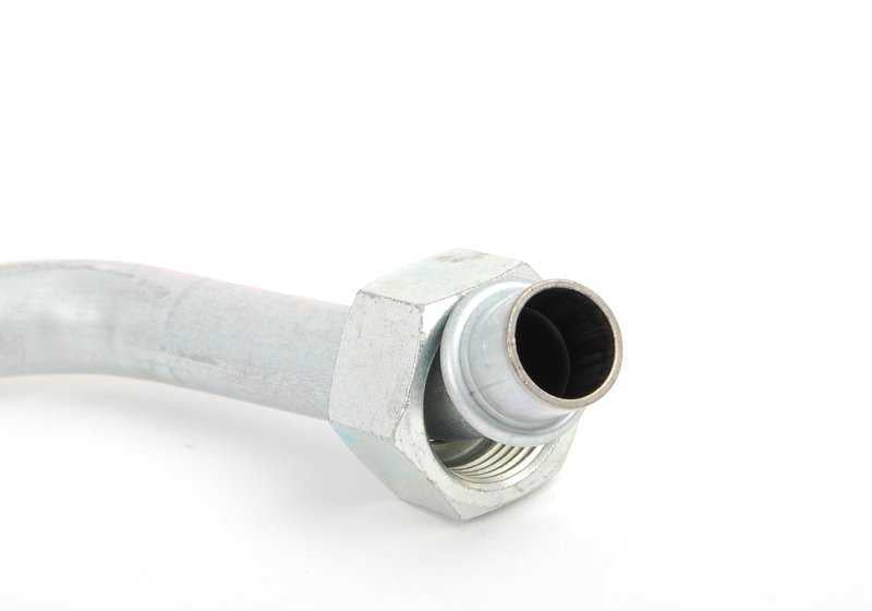 Tubo de retorno del radiador de aceite OEM 17211719194 para BMW E30. Original BMW.