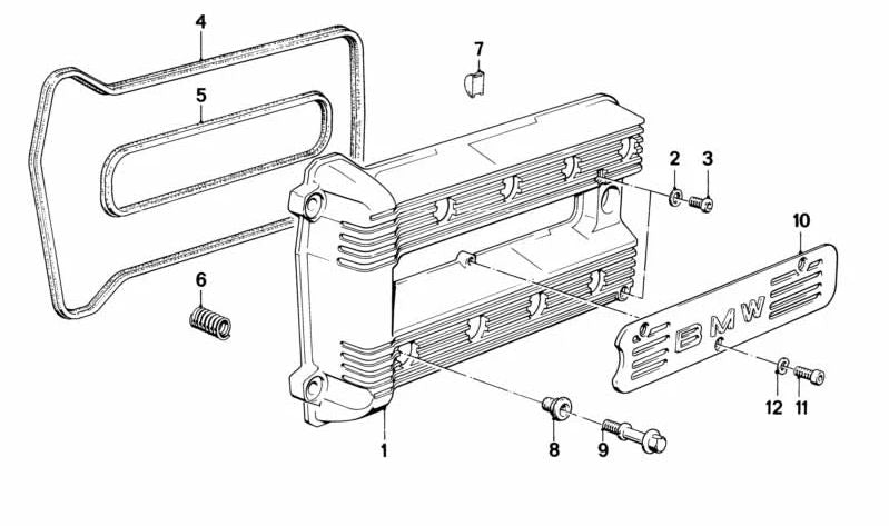 Ventilabdeckungsverbindung OEM 11121460464 für BMW Motorrad K100, K100 RS, K100 RT, K100 LT. Kompatible Modelle: KK58 von 1983 bis 1991. Originaler Ersatz BMW Motorrad.