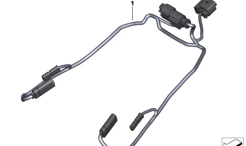 Indicatore di direzione OEM 61121683773 per BMW R 1250 GS, R 1250 GS Adventure. BMW Motorrad originale.