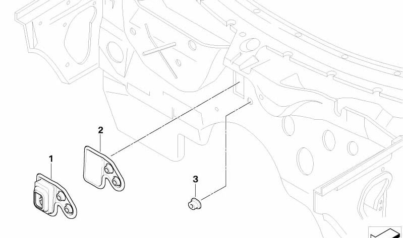Tubo de goma OEM 64116927770 para BMW Z4 E85 y E86. Pieza original BMW.