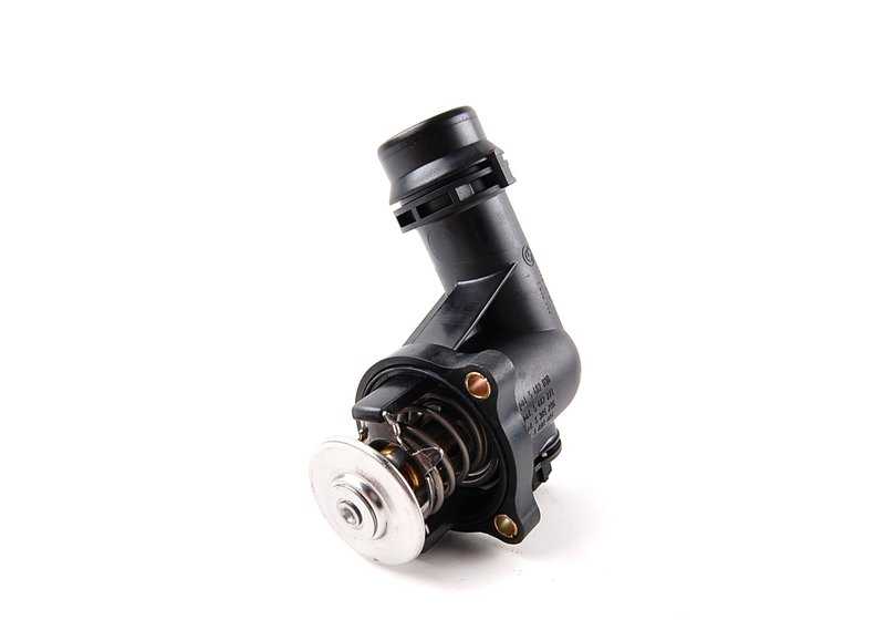 Thermostat with OEM housing 11531437085 for BMW E36, E46 and Z3. Compatible with M43 engines. Original BMW spare.