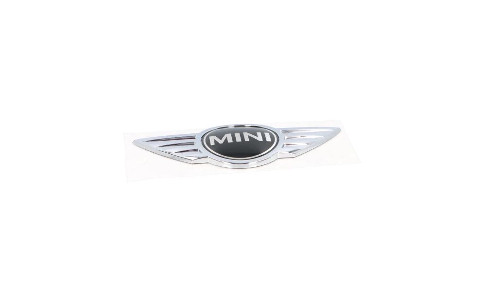 Mini front emblem for BMW MINI R57, MINI R55 Clubman, MINI R58, MINI R56, MINI R59, . Genuine BMW.
