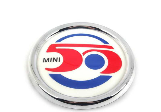 Plaquita OEM 51147238085 para MINI R56, R56 LCI, Clubman R55 LCI. Original MINI.