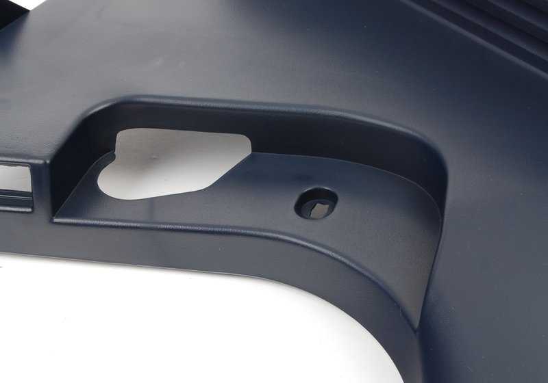 Panel lateral izquierdo azul marino OEM 51438208323 para BMW E39 {520d, 520i} (1996–2003). Pieza original BMW. Ideal para sustituir revestimiento lateral delantero del conductor.