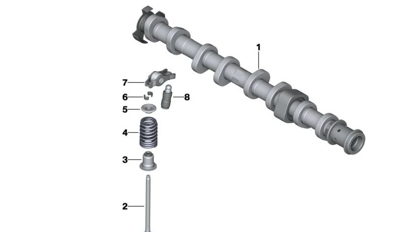Kit de reparación retenes de válvula OEM 11340035888 para BMW E81, E82, E87, E88, E90, E91, E92, E93, E60, E61, F70, G60, G61, X1 U11/U12, X2 U10, X3 G45 y MINI F54, F55, F56, F57, F60, F65, F66, U25. Original BMW y MINI.