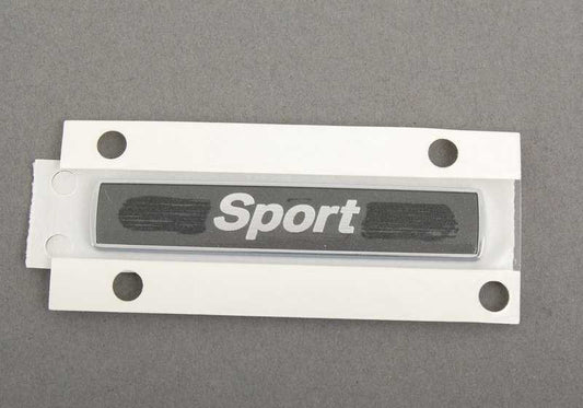 Inscripción lateral Sport Line OEM 51147327750 para BMW F20, F21, F22, F23, F45, F46, F87, F30, F31, F34, F35, F32, F33, F36. Original BMW.