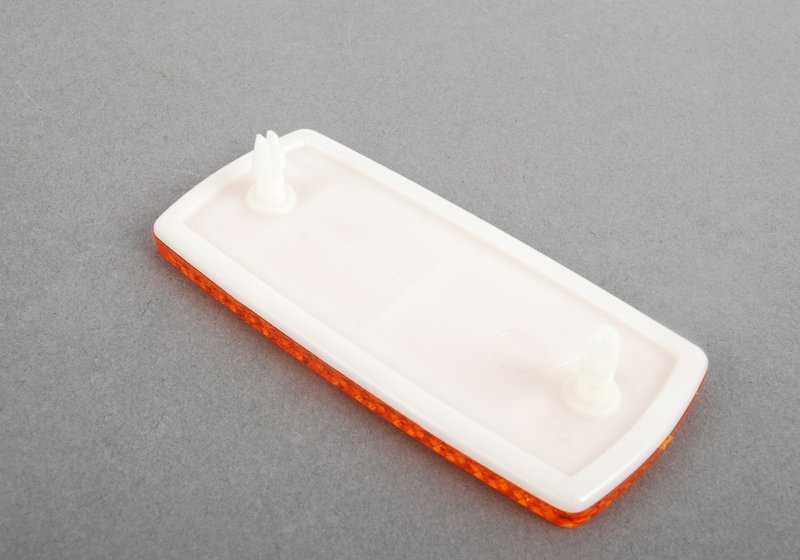 Reflector lateral delantero para BMW Serie 3 E21, Serie 6 E24, Serie 7 E23 (OEM 63141360809). Original BMW.