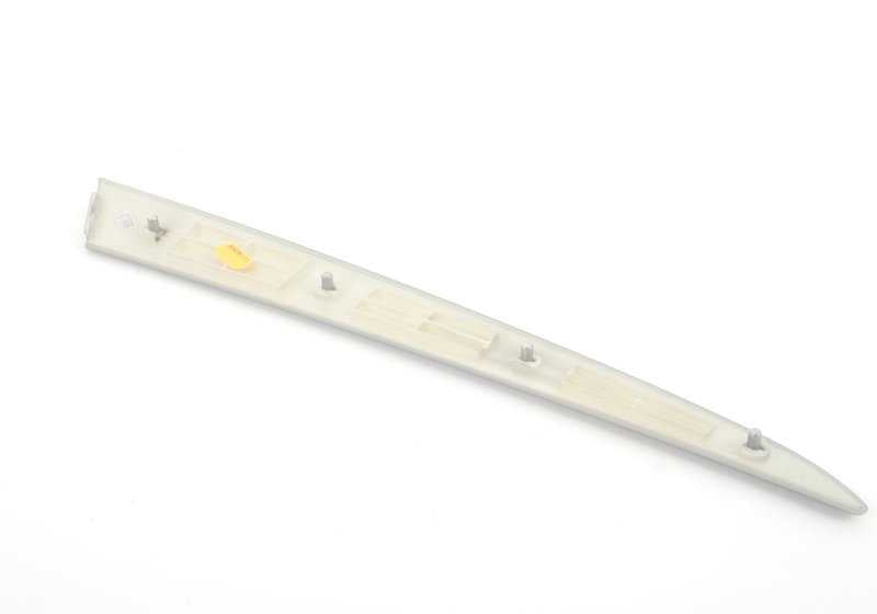 Moldura decorativa puerta trasera izquierda OEM 51428261753 para BMW X5 E53 (modelos 3.0d, 3.0i) 2001–2006. Acabado titan. Original BMW.